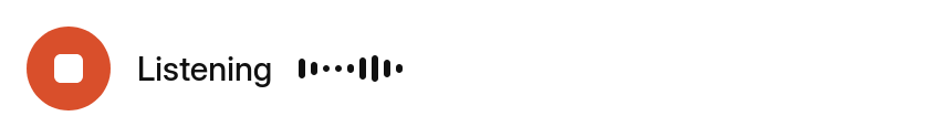 The dictation bar shows that Onsite is listening.